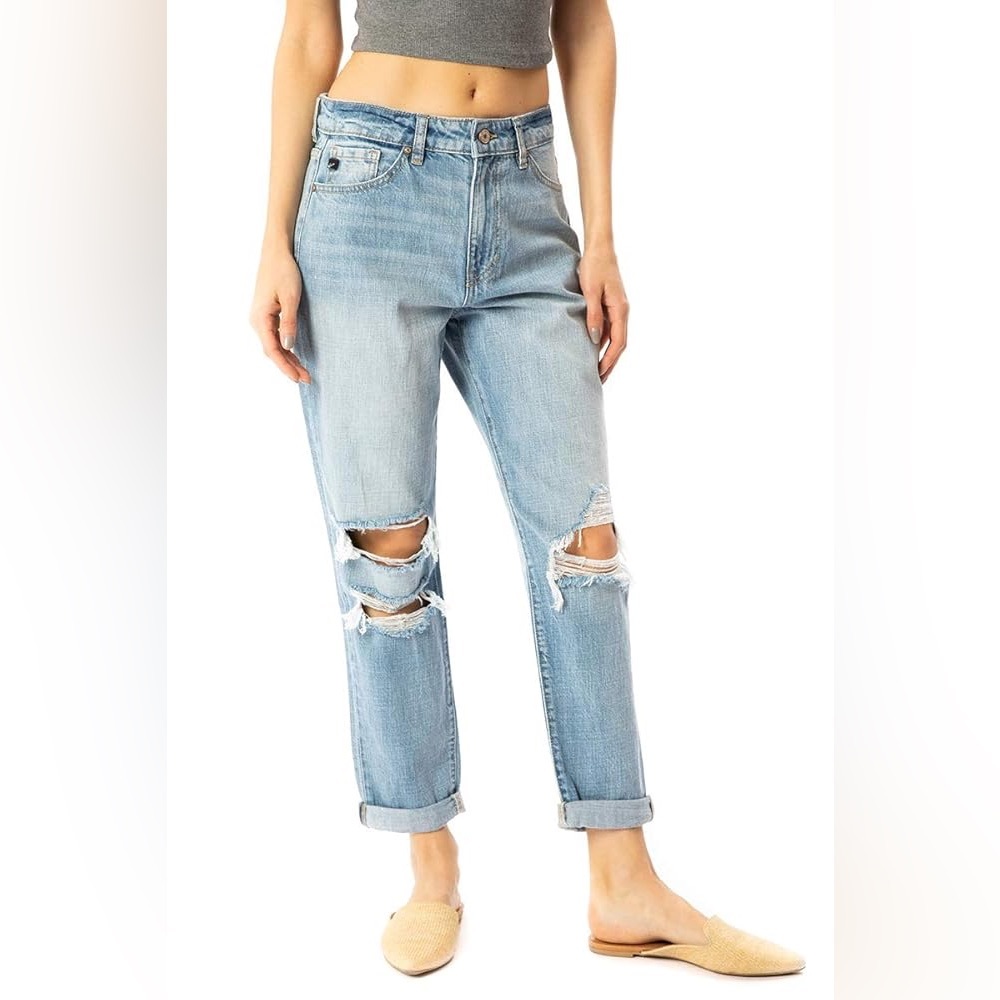 KanCan High Rise Mom Jeans